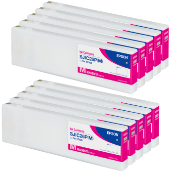 Epson C7500 Tintenkartuschen Magenta 10er Set